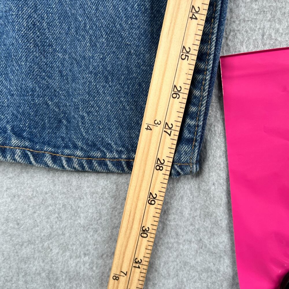 Levis 505 XX Pants Jeans 36x30 Blue Denim Straight Leg Distressed Mens - Picture 3 of 10